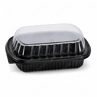 DİPACK TEK BÖLMELİ MİKRODALGA KAP+KAPAK SET 200 ADET