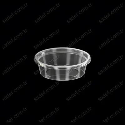 DİPACK PET 50 CC SOS KABI 2,5 GR ŞEFFAF + KAPAK 1000 ADET