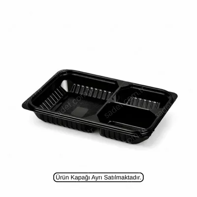 FT290 3 BÖLMELİ ( LARGE ) PP GIDA KABI+KAPAK FOLYOTERM 33 GR 400 ADET