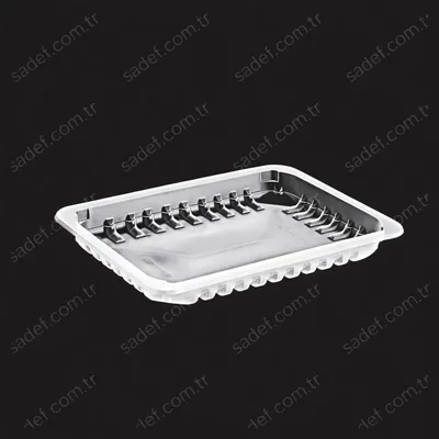 EL600 H:16 PP ÜST FİLM YAPIŞTRMALI KAP 190X144 10 GR ELTRON ( +4 °C TAZE ) ŞEFFAF 600 ADET