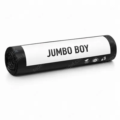 BESTBAG END JUMBO ÇÖP POŞET 400 GR 10LUX20 AD 8 KG 49 MC SİYAH