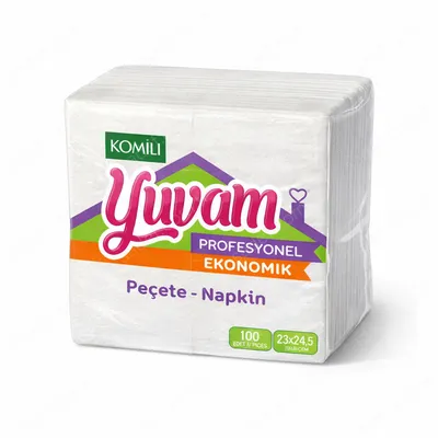 KOMİLİ EKO KARE PEÇETE ( 24,5X23 CM ) 100X32 PK