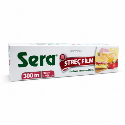 KUTULU SERA 30X300 M 8 MİKRON STRECH FİLM