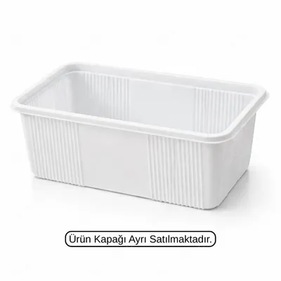 ÖZGE KİLOLUK DONDURMA KASE - PS BEYAZ 400 ADET