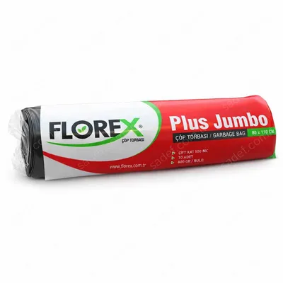 517 PLUS JUMBO ÇÖP POŞET 800 GR 10X10 AD 8 KG 99 MC SİYAH