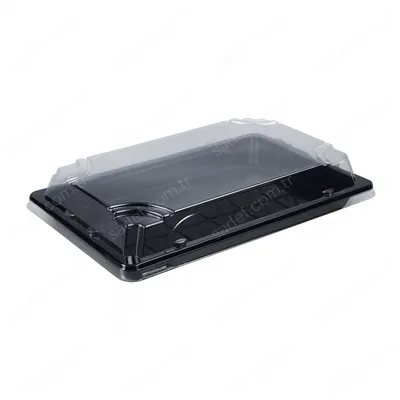 L-ST5 LİMERA PET SUSHI KABI ( 216X136 MM ) GÖVDE + KAPAK 25,5 GR 400 ADET