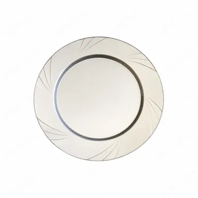 SİLVER KRİSTAL TABAK 23 CM 6 ADET X 24 PAKET