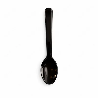 SİYAH LÜX SUP DALGALI DONDURMA & TATLI KAŞIK 2,5 GR 100 ADET X 20 PAKET
