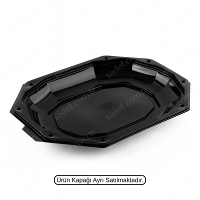 L-465 LİMERA PET SERVİS KABI 32X24 - SİYAH GÖVDE 56 GR 100 ADET