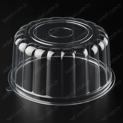 L-420 LİMERA Ø29 PET OVAL KENARLI PASTA KAPAĞI 63 GR 200 ADET