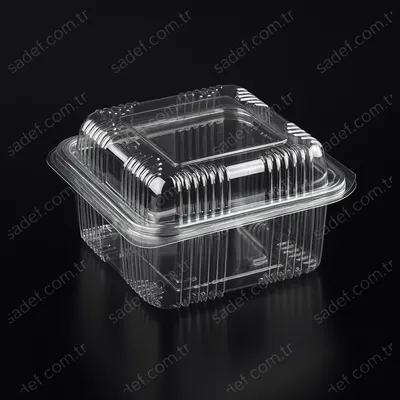 L-090 LİMERA PET KAPAKLI KARE KURABİYE KABI 600 ML 18 GR 600 ADET