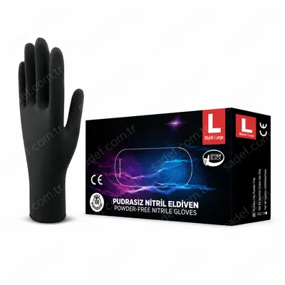 SİYAH NİTRİL ELDİVEN LARGE 100 AD ( 5 GR )