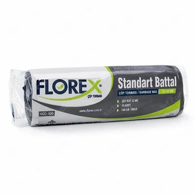 520 STD BATTAL ÇÖP POŞET 140 GR 10LUX24 AD 3,36 KG 22 MC SİYAH