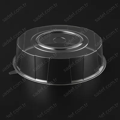 L-409 LİMERA PET DÜZ KENARLI PASTA KAPAĞI -Ø25 H6 41 GR 200 ADET