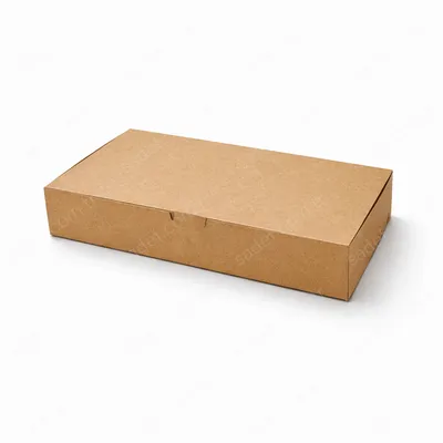 KRAFT ( BASKISIZ ) BAKLAVA KUTUSU 0,5 KG ( 22X12X4 CM ) 100 AD