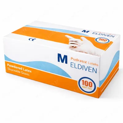 PUDRASIZ LATEX ELDİVEN MEDİUM 100 AD