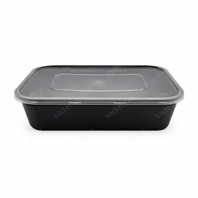 500 CC DİKDÖRTGEN MİKRODALGA IML SİYAH 26,50 GR KAP + KAPAK 250 ADET