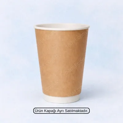 KRAFT DOUBLE WALL 16 OZ ( 500 ML ) KARTON BARDAK ARNES 500 ADET