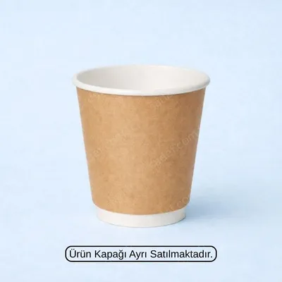 KRAFT DOUBLE WALL 8 OZ ( 250 ML ) KARTON BARDAK ARNES 500 ADET