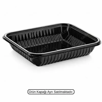 EL376 BÖLMESİZ PP SICAK GIDA KABI 21 GR ELTRON SİYAH 300 ADET
