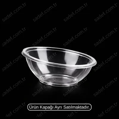 500 CC. EĞİK SALATA KABI ŞEFFAF 13 GR LARPLAST 450 ADET