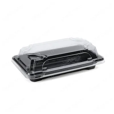 L-ST1 LİMERA PET SUSHI KABI ( 160X91 MM ) GÖVDE + KAPAK 12,7 GR 400 ADET
