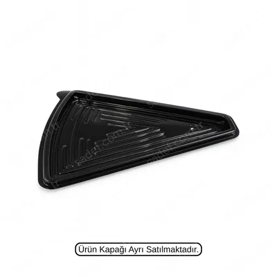 L-440 LİMERA PET ÜÇGEN DİLİM PASTA KABI GÖVDE SİYAH 8,5 GR 400 ADET