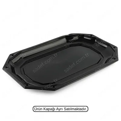 L-469 LİMERA PET SERVİS KABI 43X29 - SİYAH GÖVDE 100 GR 100 ADET