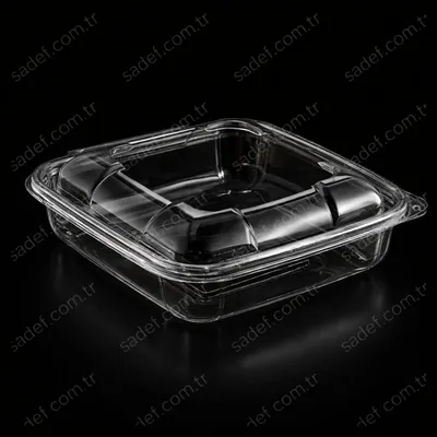 EL325-KK PET KAPAKLI KURABİYE KABI 30 GR ELTRON ŞEFFAF 200 ADET
