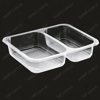 EL477 PP 2 BÖLMELİ ÜST FİLM YAPIŞTIRMALI KAP 227X178 MM 20 GR ELTRON ŞEFFAF 400 ADET