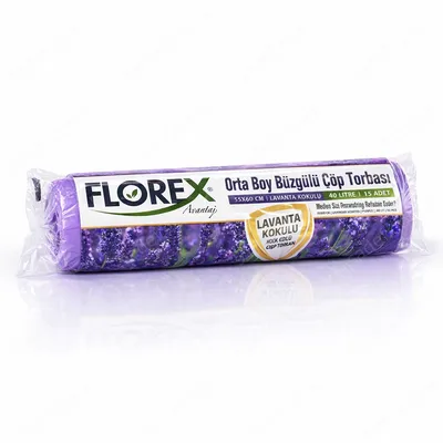 403 LAVANTA ORTA BÜZGÜLÜ ÇÖP POŞET 130 GR 10X25 AD 3,25 KG 43 MC