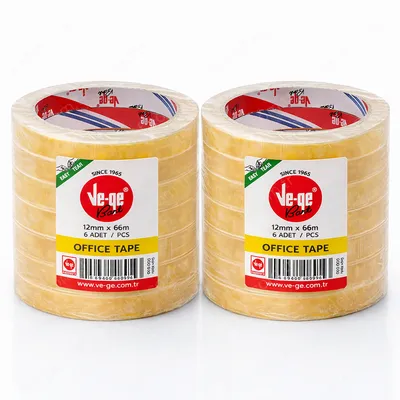 VEGE 12X66 PARA BANT EASY TEAR ŞEFFAF 12 ADET