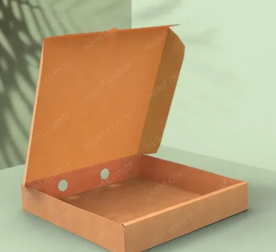 30 LUK BASKISIZ KRAFT OLUKLU 30X30X3,5 CM PİZZA KUTUSU 100 ADET