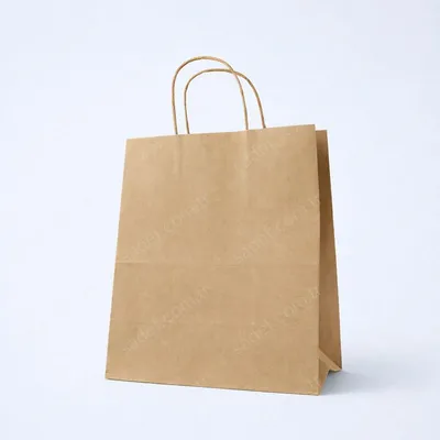 BÜKÜM SAPLI KRAFT KAĞIT ÇANTA 25X28X14 CM 300 ADET