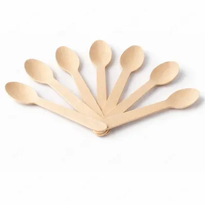 SUP TATLI ORGANİK AHŞAP KAŞIK 11 CM 100 ADET