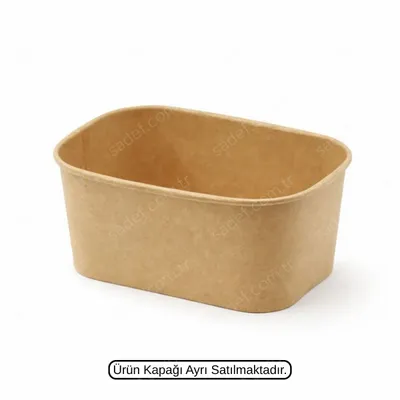 32 OZ 1000 ML DİKDÖRTGEN KAĞIT KASE KRAFT GÖNCAY 300 ADET