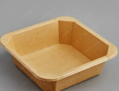 PETRA 1000 ML KARE YEMEK KUTUSU KRAFT 300 ADET