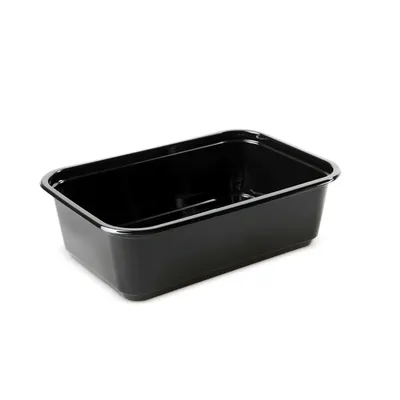 L-087-S LİMERA PET KAPAKSIZ KURABİYE KABI 1000 ML SİYAH 22,5 GR 600 ADET