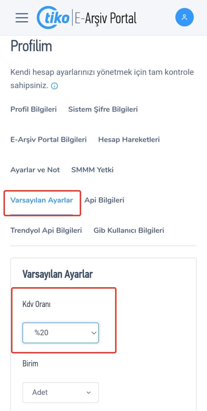 Mobil Ayarlar 2